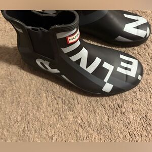 Women's Original Hunter exploded logo short rain boots